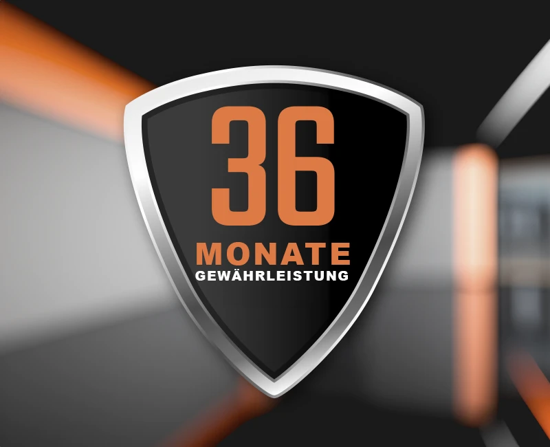 36 Monate Garantie Symbolbild