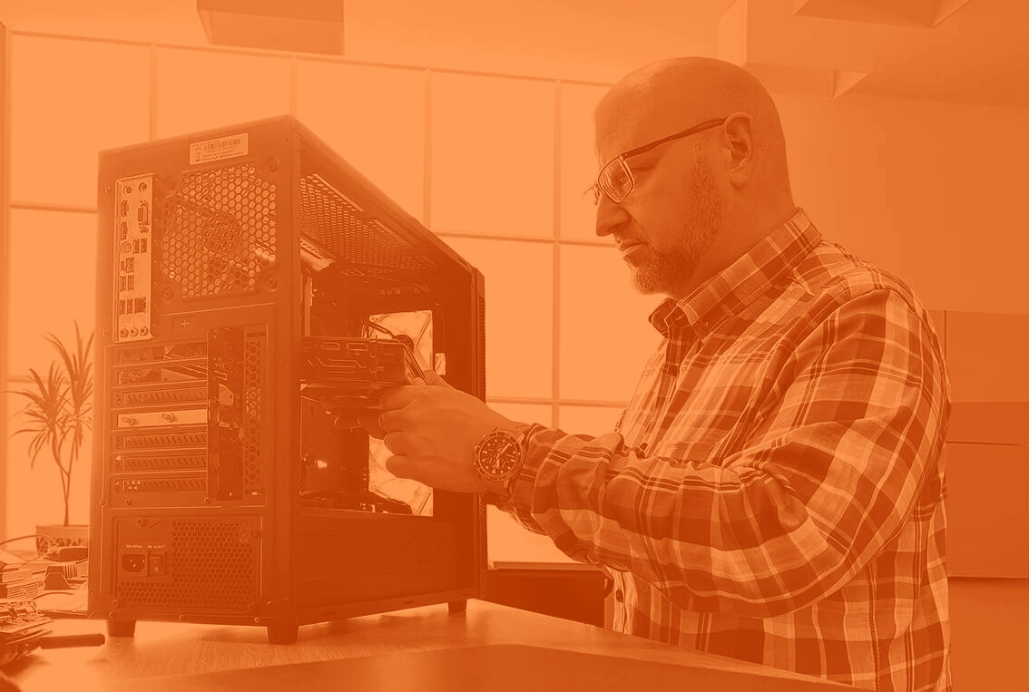 Holger Penners beim PC Bau